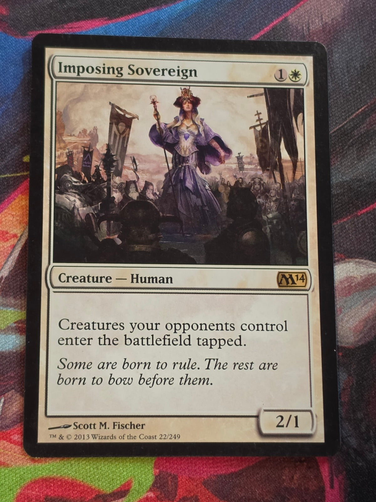 Imposing Sovereign - 22 - Magic 2014 (M14) - R - LP MTG