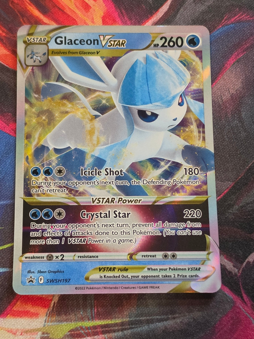 Glaceon VSTAR - SWSH197 - SWSH: Sword & Shield Promo Cards - Promo - NM Pokemon