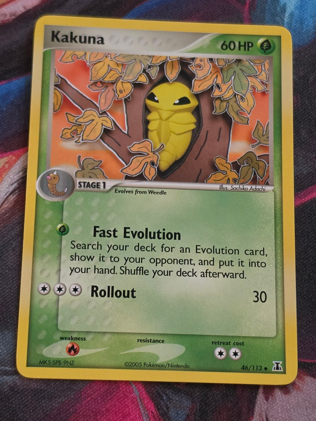 Kakuna - 46/113 - EX Delta Species - Uncommon - LP - Pokemon