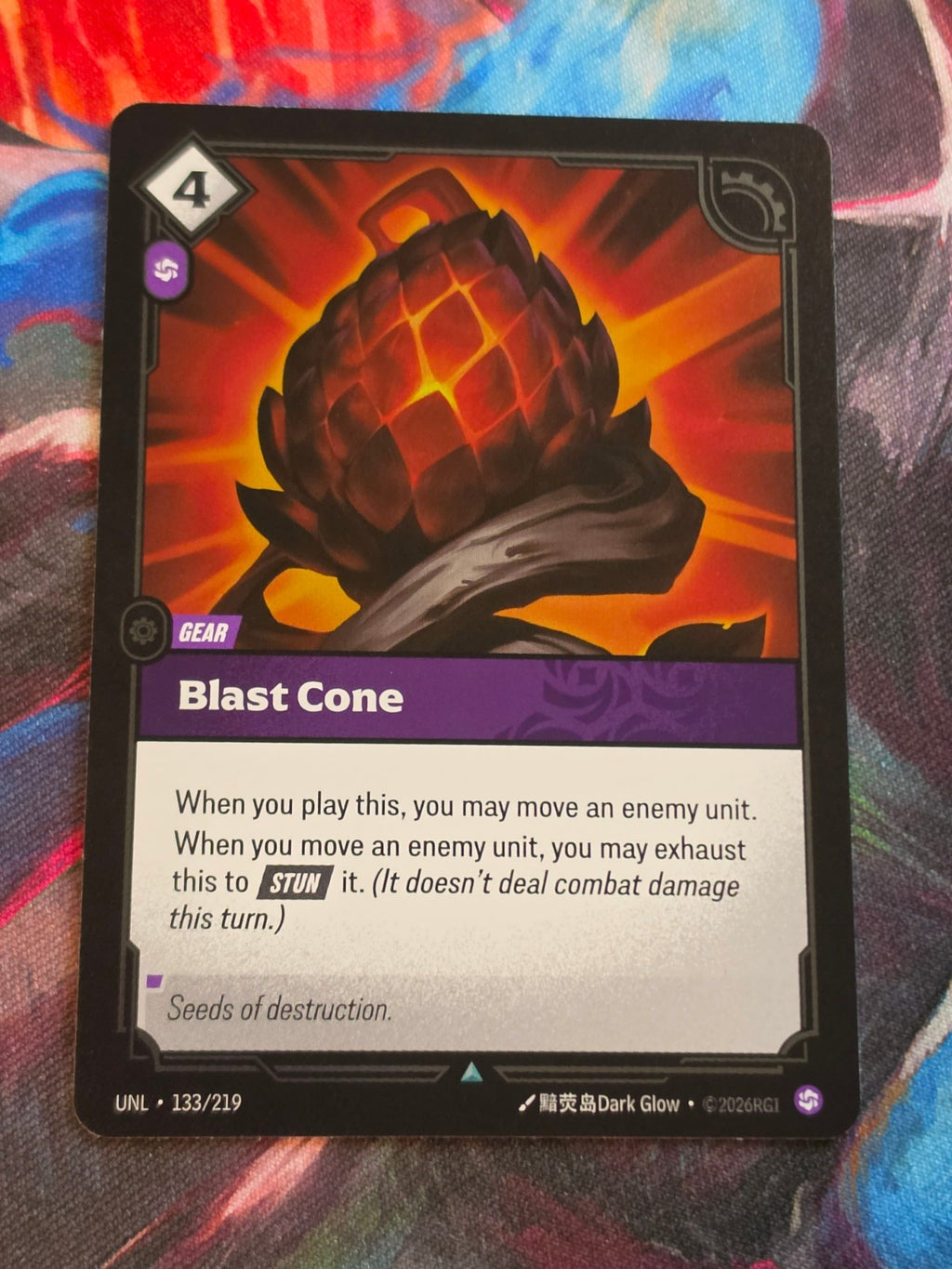 Blast Cone - 133/219 - Unleashed - Uncommon - NM