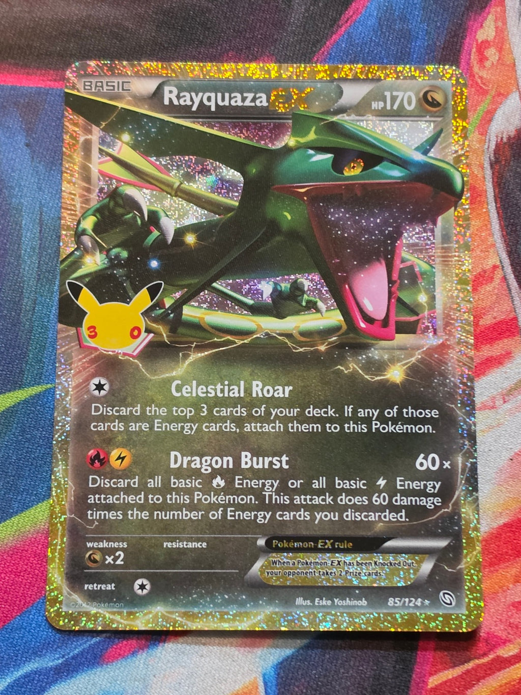 Rayquaza EX Classic Collection ME: 30th Celebration Classic Collection 85/124 NM Pokemon