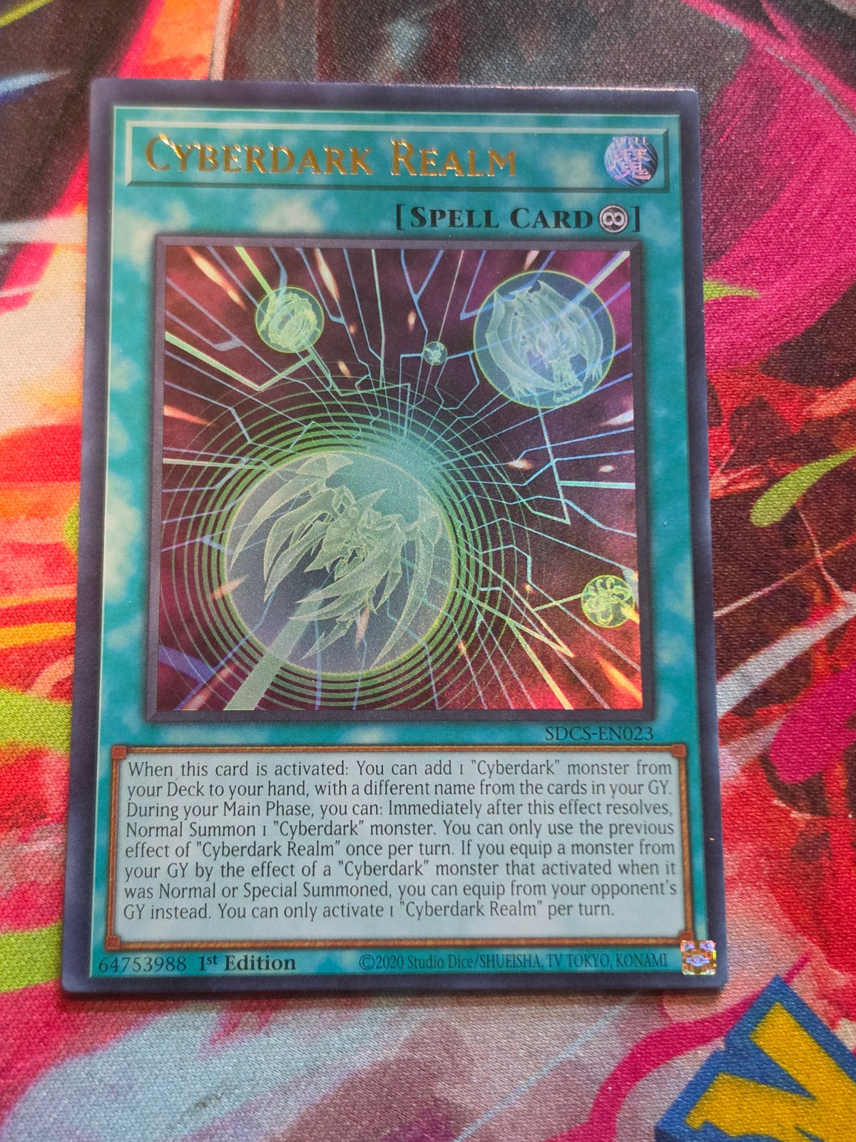 Cyberdark Realm Ultra Rare Structure Deck: Cyber Strike SDCS-EN023 1st Edition NM Yu-Gi-Oh!