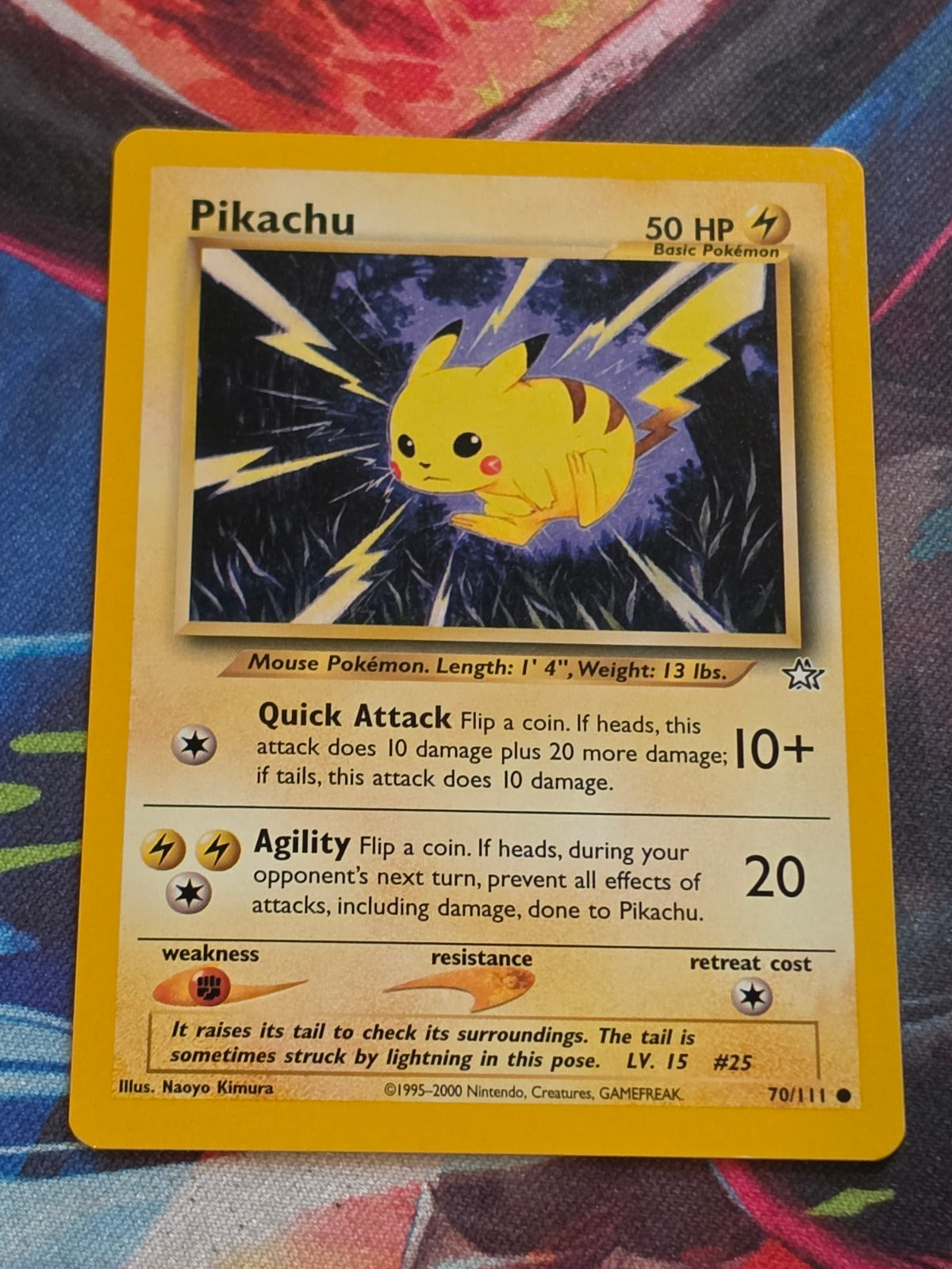 Pikachu - 070/111 - Neo Genesis - Common - Unlimited - NM Pokemon