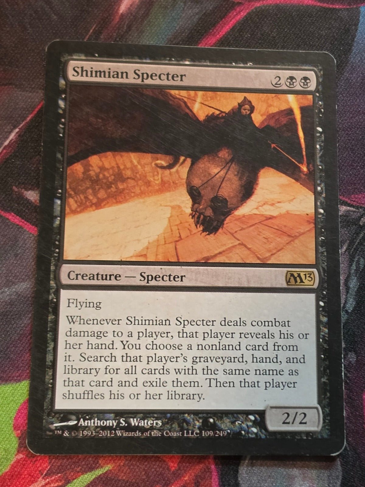 Shimian Specter #109 Magic 2013 (M13) Rare LP MTG