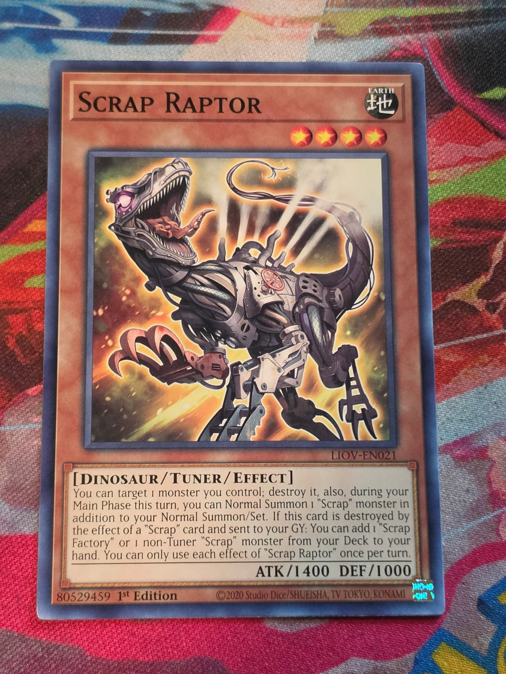 Scrap Raptor Common Lightning Overdrive LIOV-EN021 LP