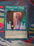 "Infernoble Arms - Joyeuse" Super Rare 2021 Tin of Ancient Battles MP21-EN138 1st Edition LP Yu-Gi-Oh!