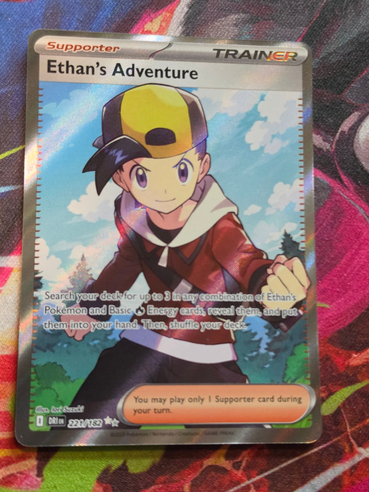 Ethan's Adventure Ultra Rare SV10: Destined Rivals 221/182 NM Pokemon