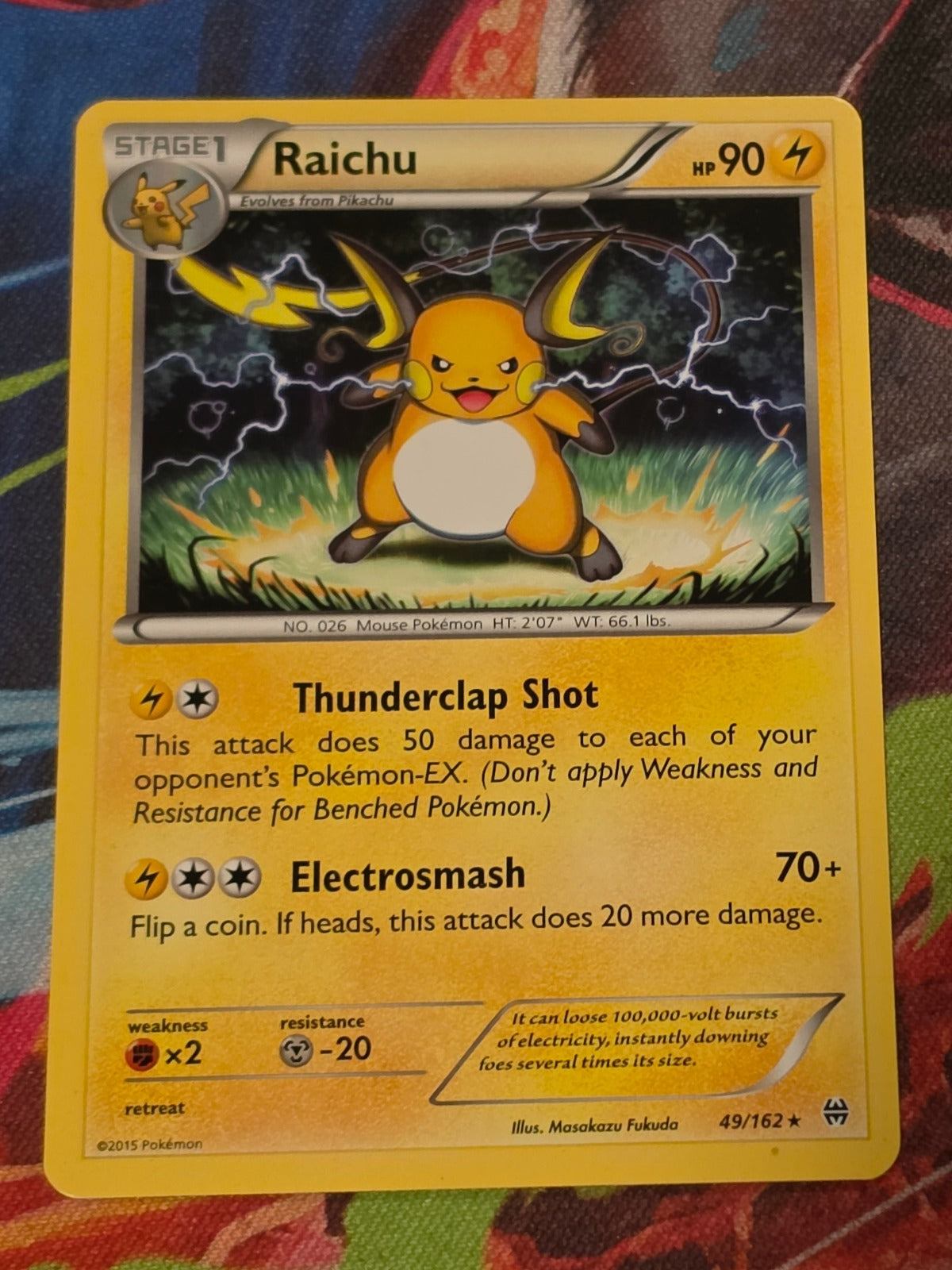 Raichu Rare XY - BREAKthrough 49/162 L+