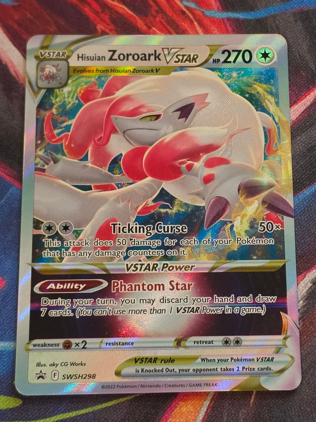 Hisuian Zoroark VSTAR - SWSH298 - SWSH: Sword & Shield Promo Cards - Promo - NM Pokemon