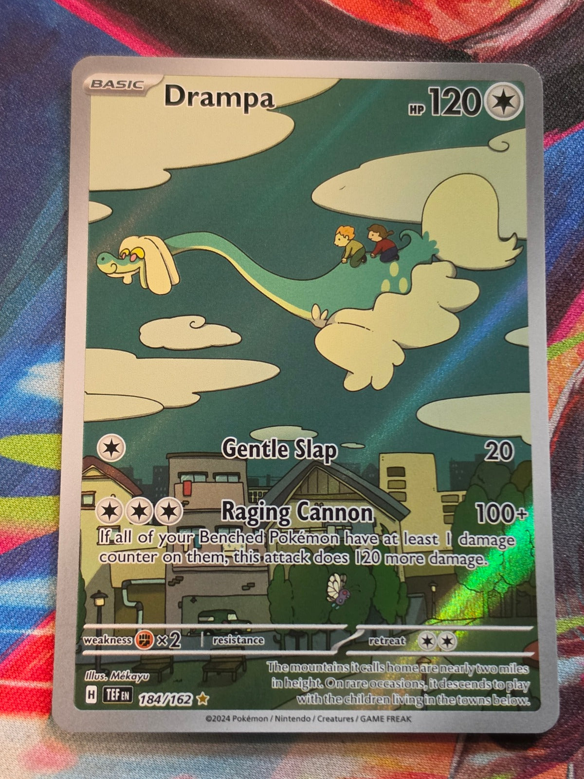 Drampa Illustration Rare SV05: Temporal Forces 184/162 NM Pokemon