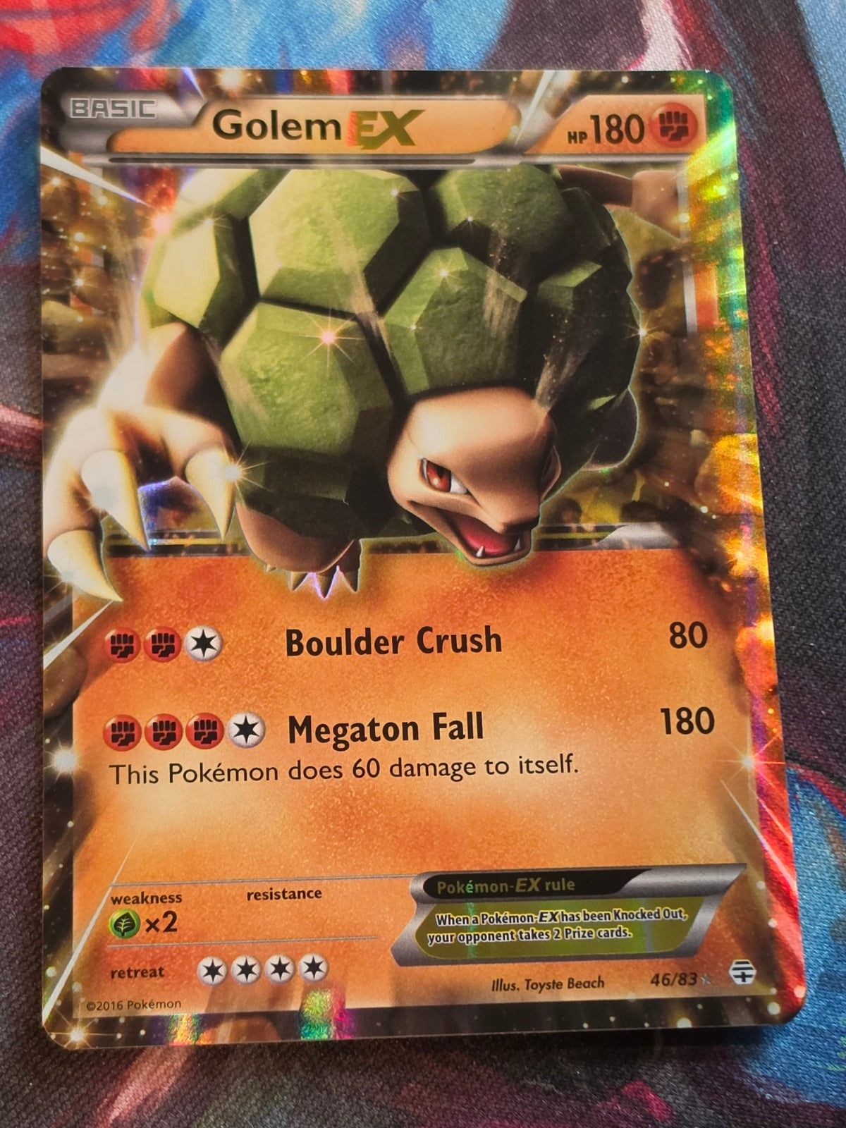 Golem EX - 46/83 - Generations - Ultra Rare - LP - Pokemon