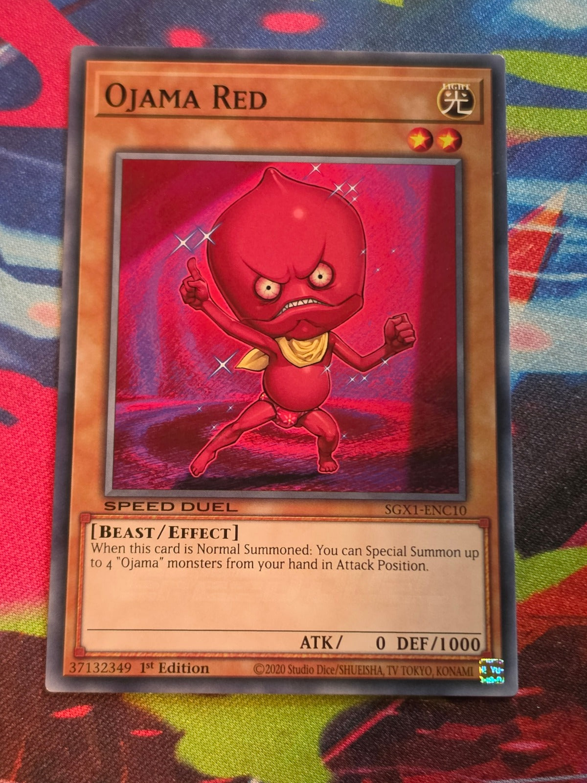 Ojama Red Common Speed Duel GX: Duel Academy Box SGX1-ENC10 1st Edition LP Yu-Gi-Oh!