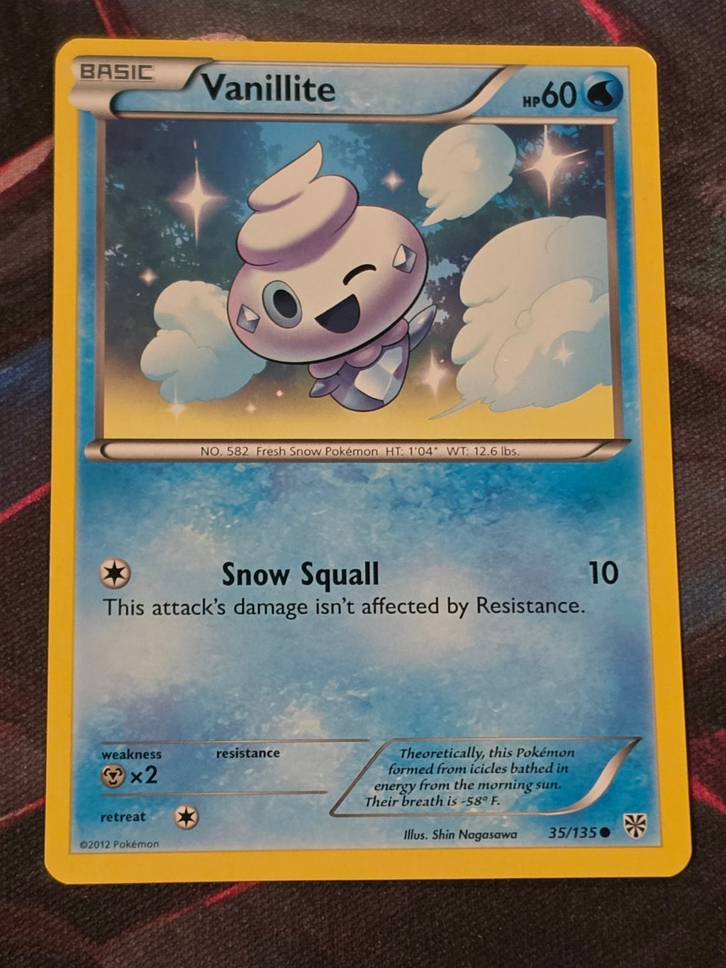 Vanillite - 35/135 - Plasma Storm - Common - NM - Pokemon
