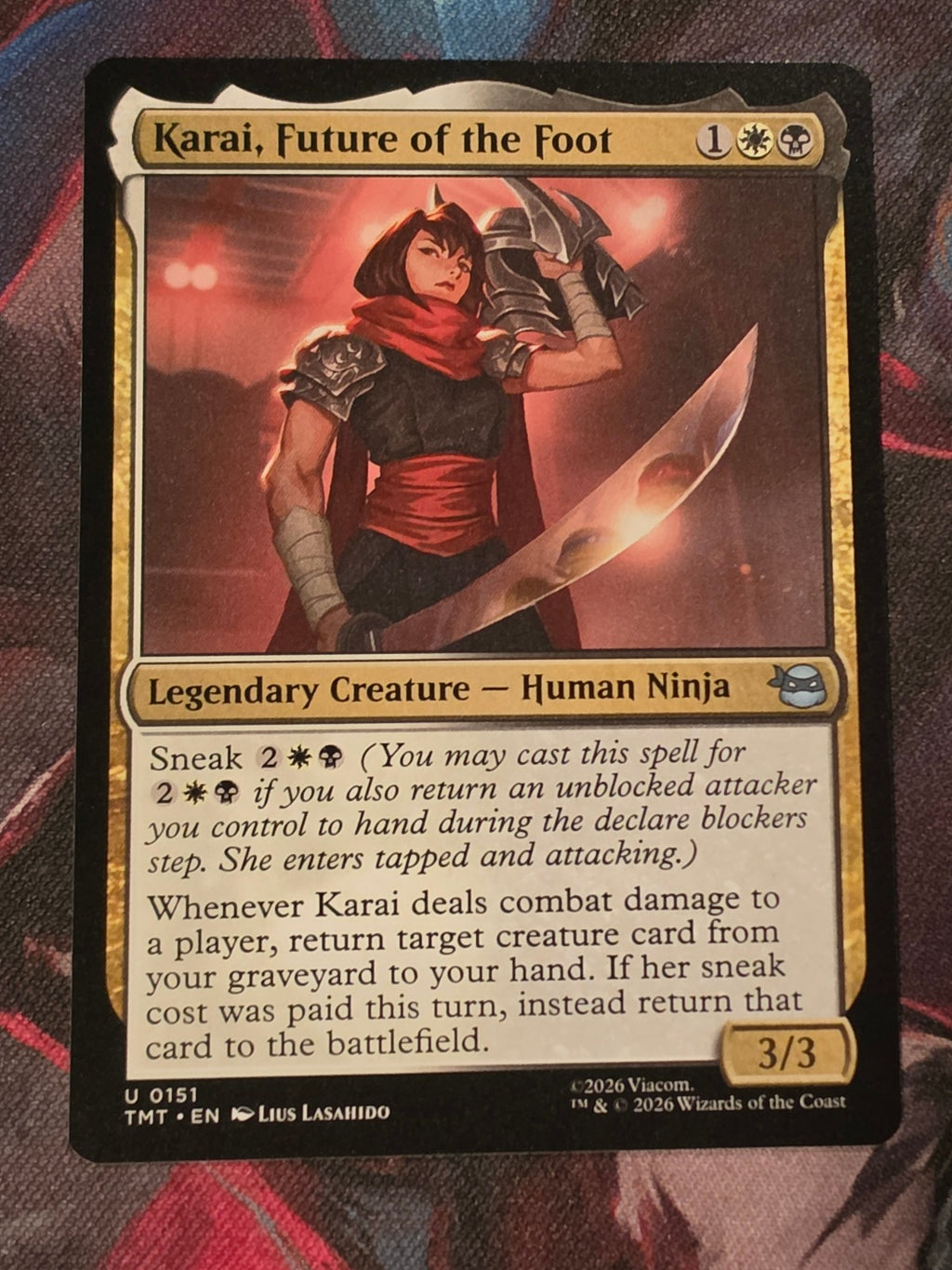 Karai, Future of the Foot - 151 - Teenage Mutant Ninja Turtles - U - NM MTG