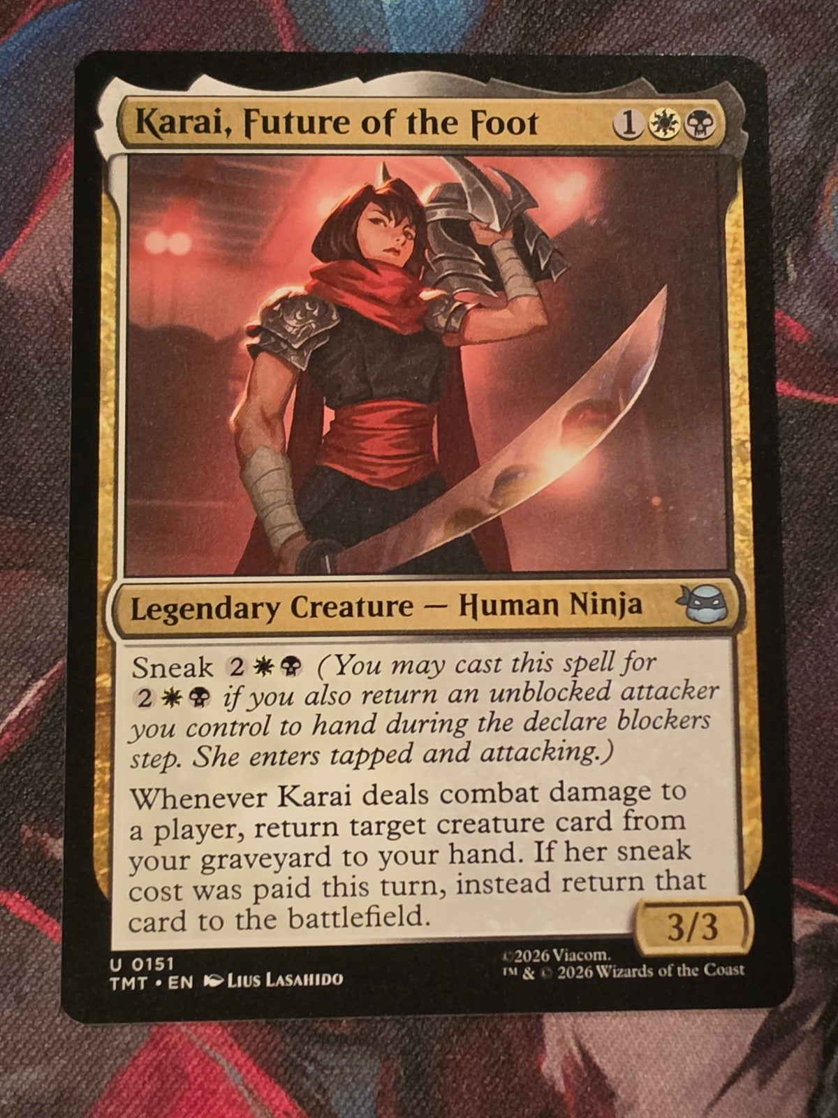 Karai, Future of the Foot - 151 - Teenage Mutant Ninja Turtles - U - NM MTG