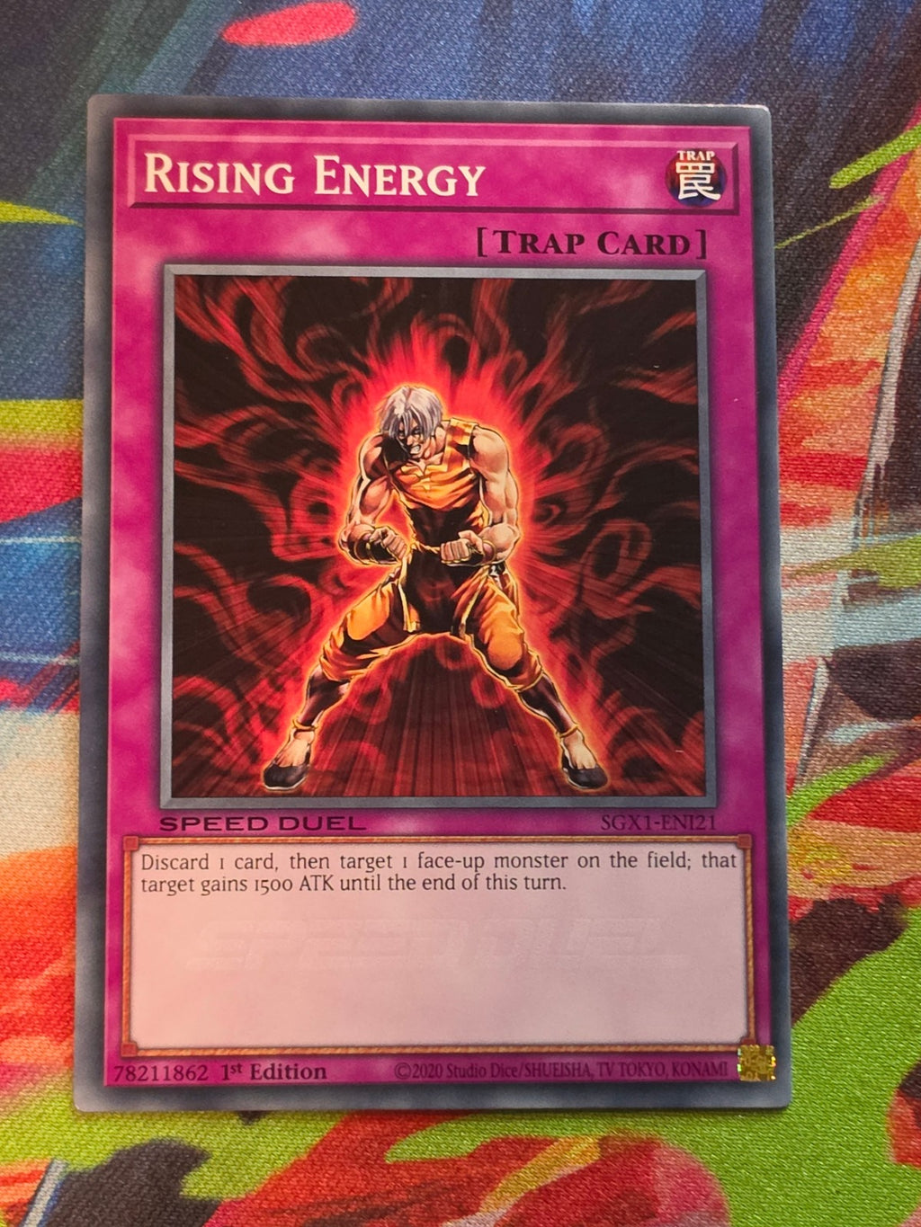 Rising Energy Common Speed Duel GX: Duel Academy Box SGX1-ENI21 1st Edition LP Yu-Gi-Oh!