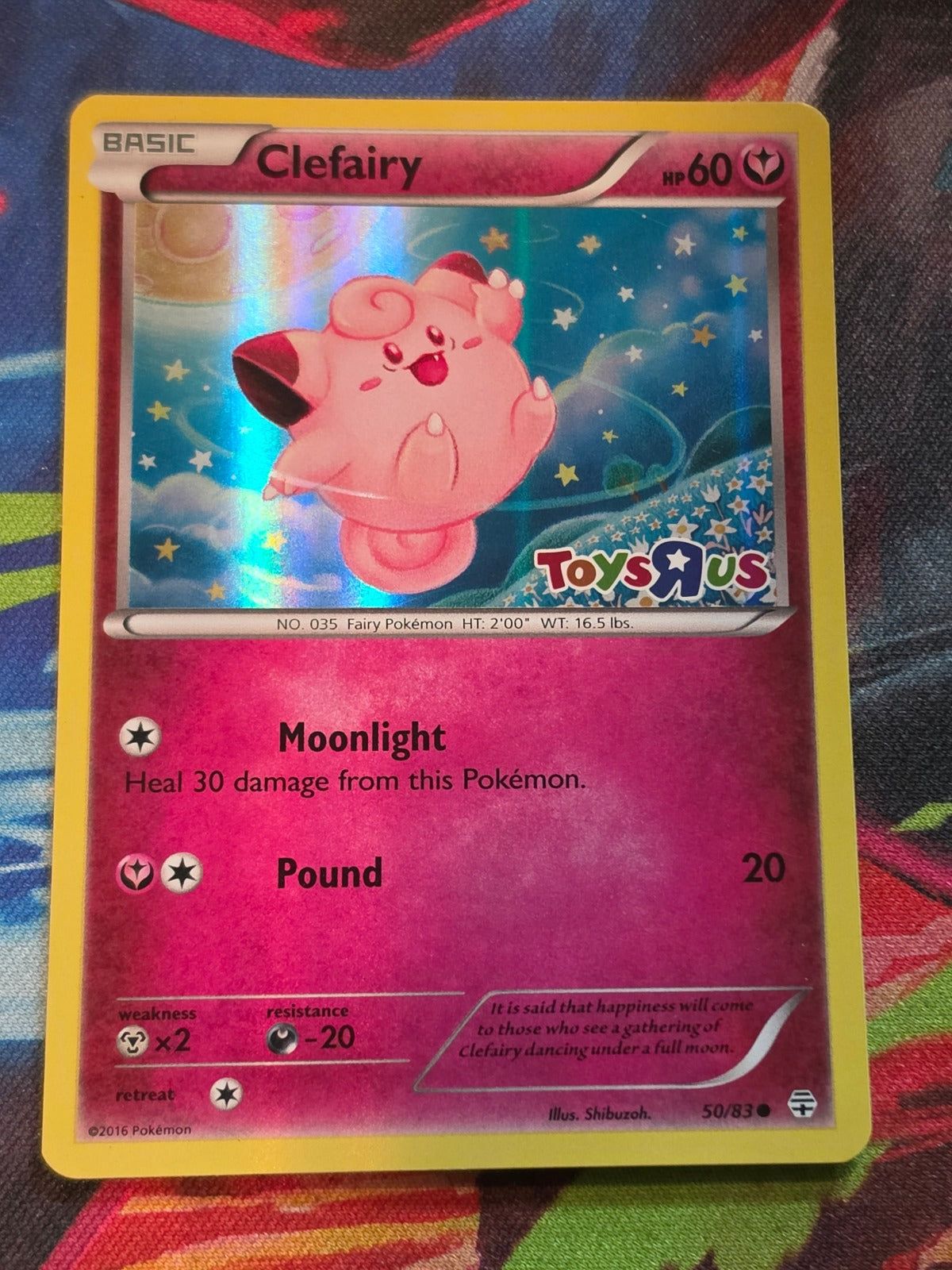 Clefairy (Toys R Us Promo) Promo Miscellaneous Cards & Products 050/083 NM-/LP+ Pokemon