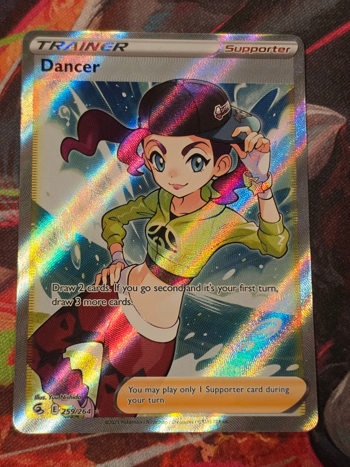 Dancer Full Art Ultra Rare Fusion Strike 259/264 NM Pokemon