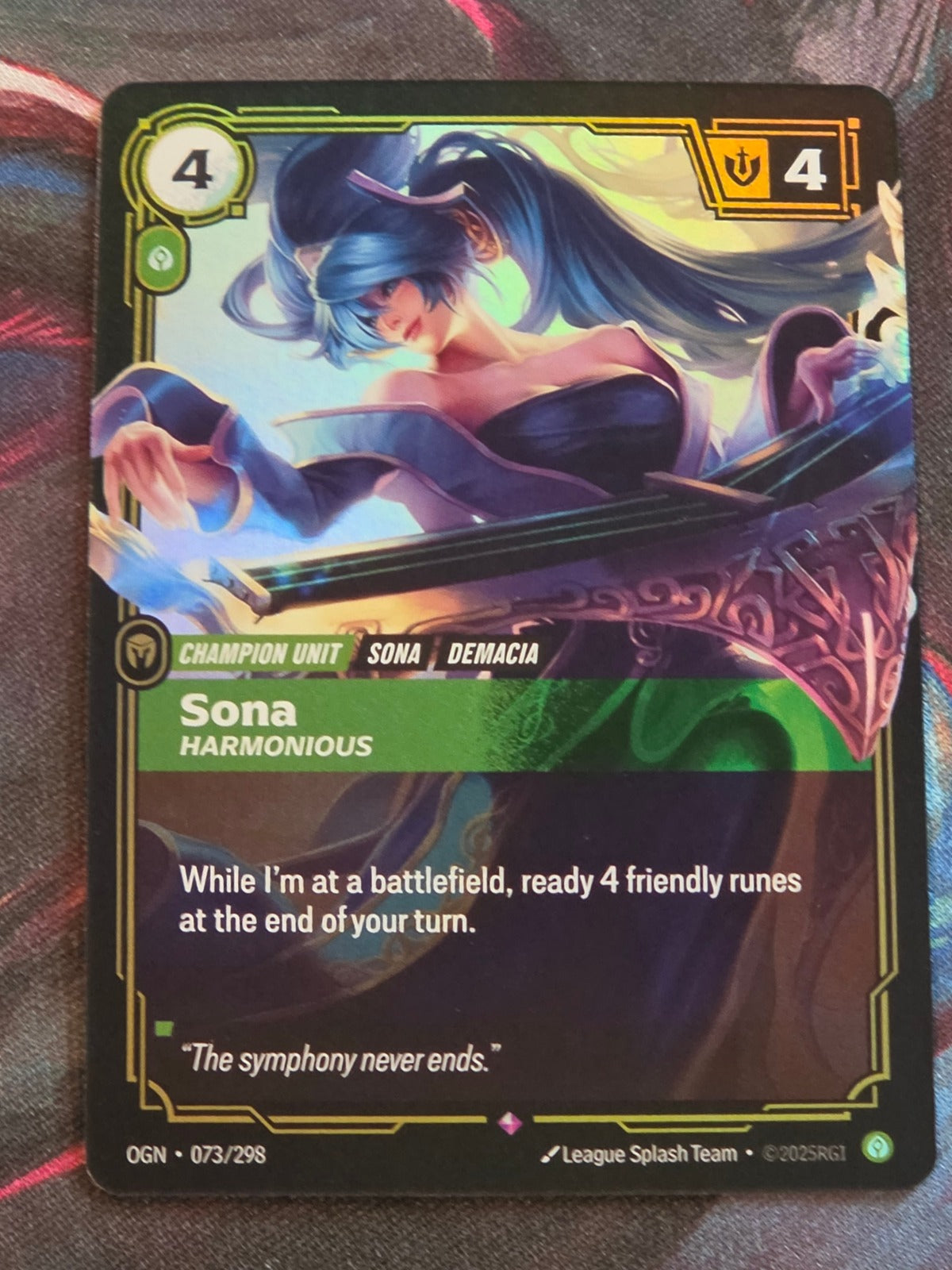 Sona, Harmonious - 073/298 - Origins - Rare - NM