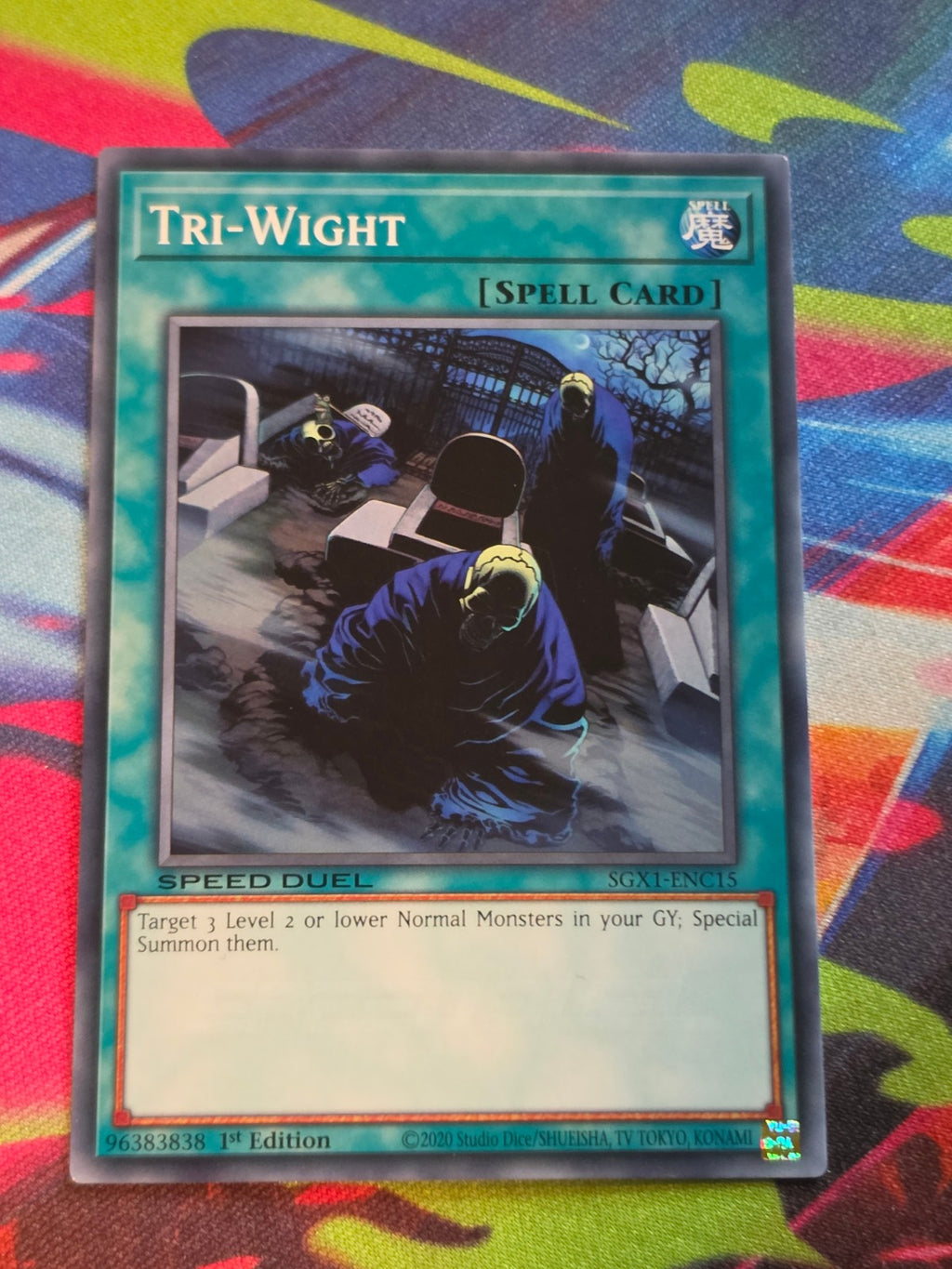 Tri-Wight Common Speed Duel GX: Duel Academy Box SGX1-ENC15 1st Edition LP Yu-Gi-Oh!