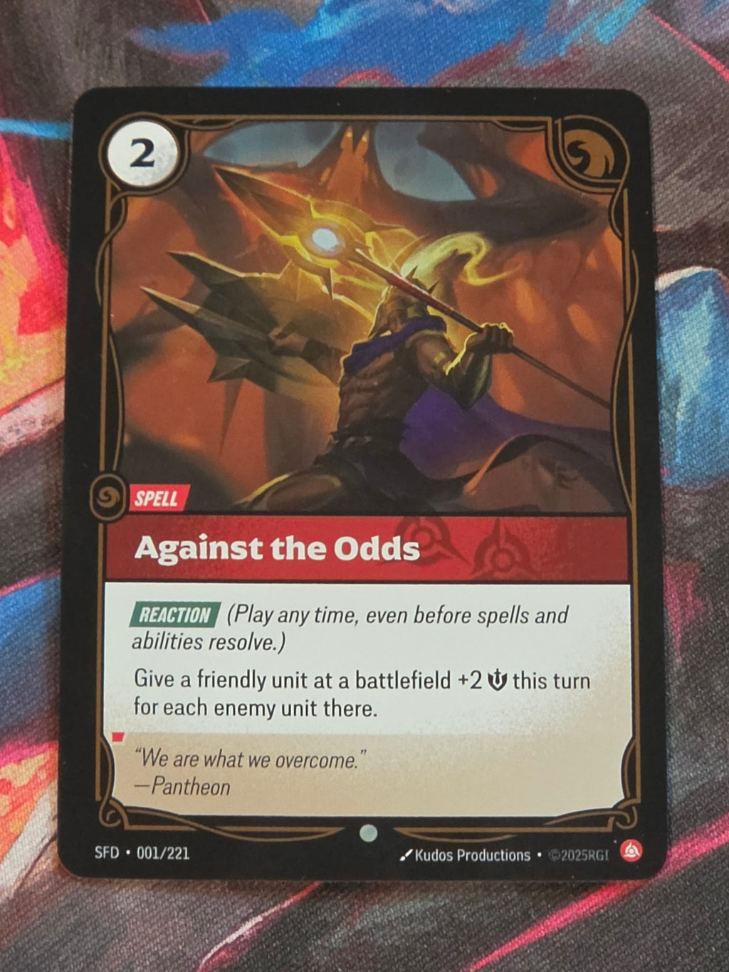Against the Odds - 001/221 - Spiritforged - Common - NM
