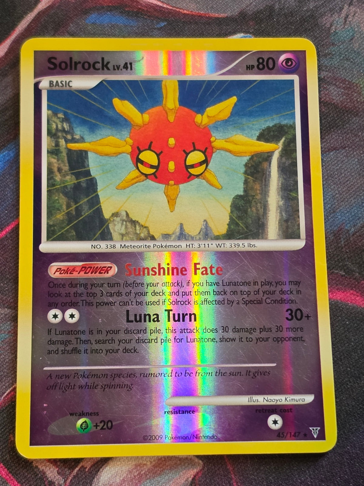 Solrock - 45/147 - Supreme Victors - Rare - Reverse Holo - MP - Pokemon