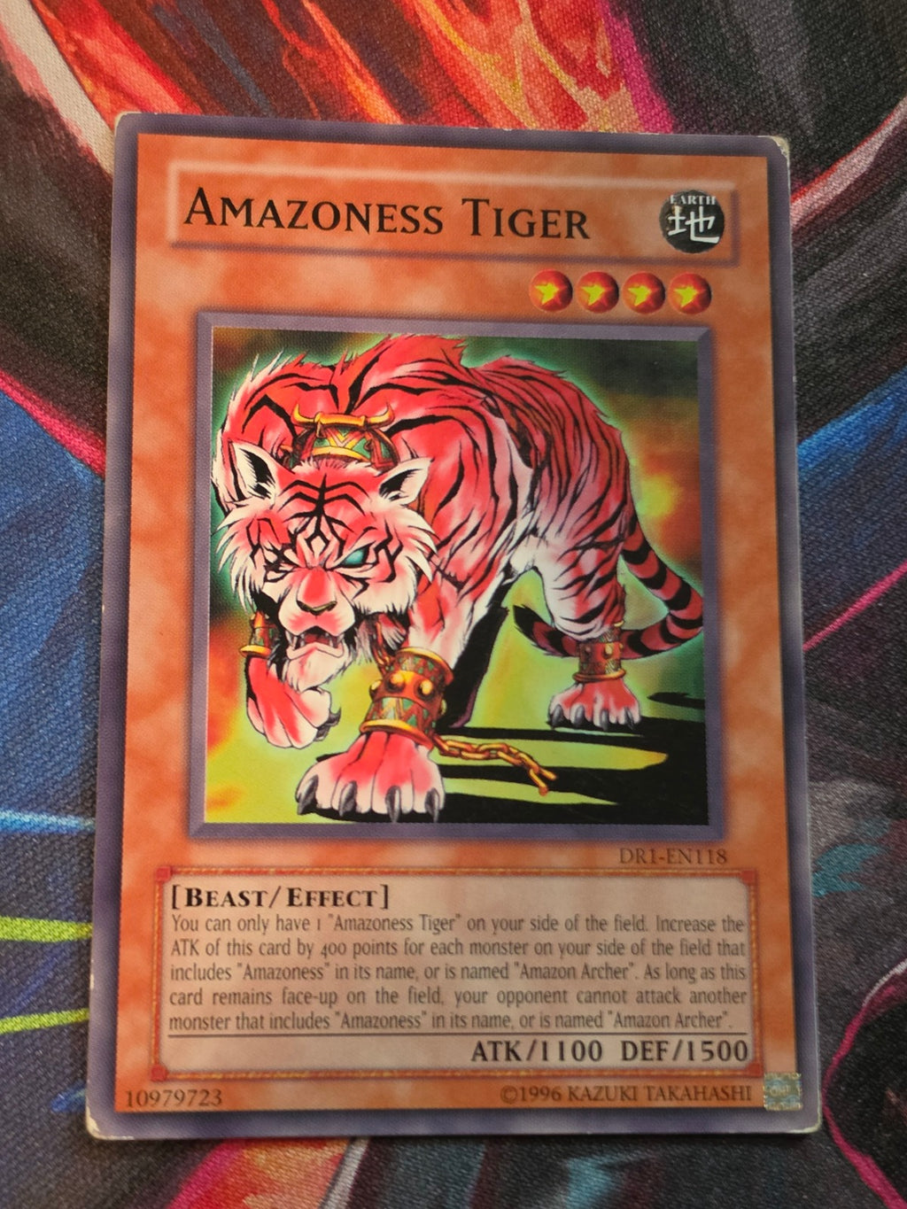 Amazoness Tiger Common Dark Revelation Volume 1 DR1-EN118 MP