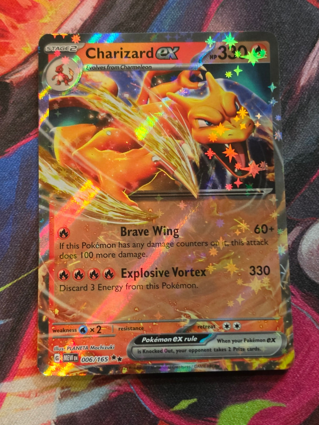Charizard ex Double Rare Scarlet & Violet 151 006/165 NM Pokemon