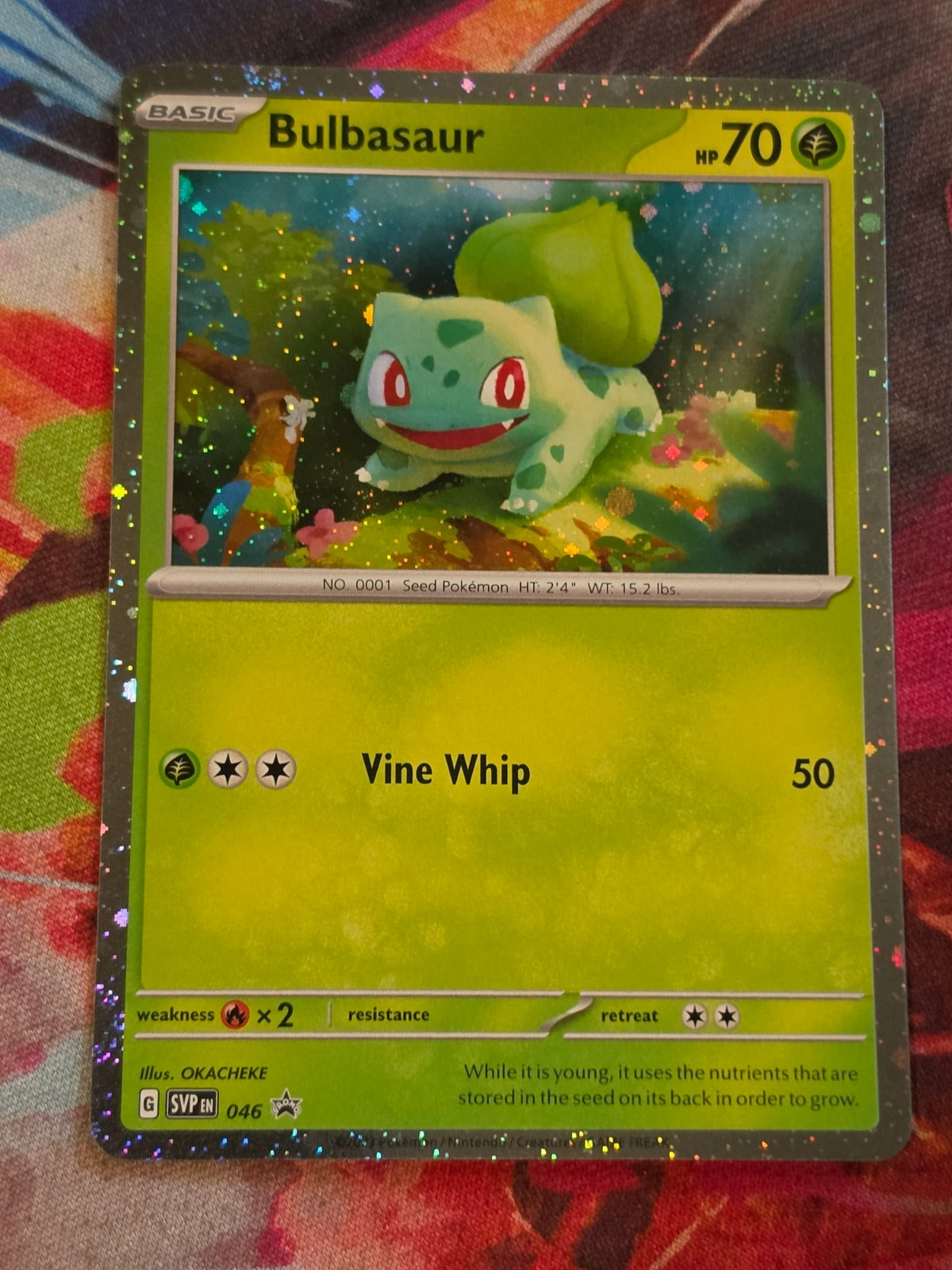 Bulbasaur (Cosmos Holo) - 046 - SV: Scarlet & Violet Promo Cards - Promo - NM Pokemon