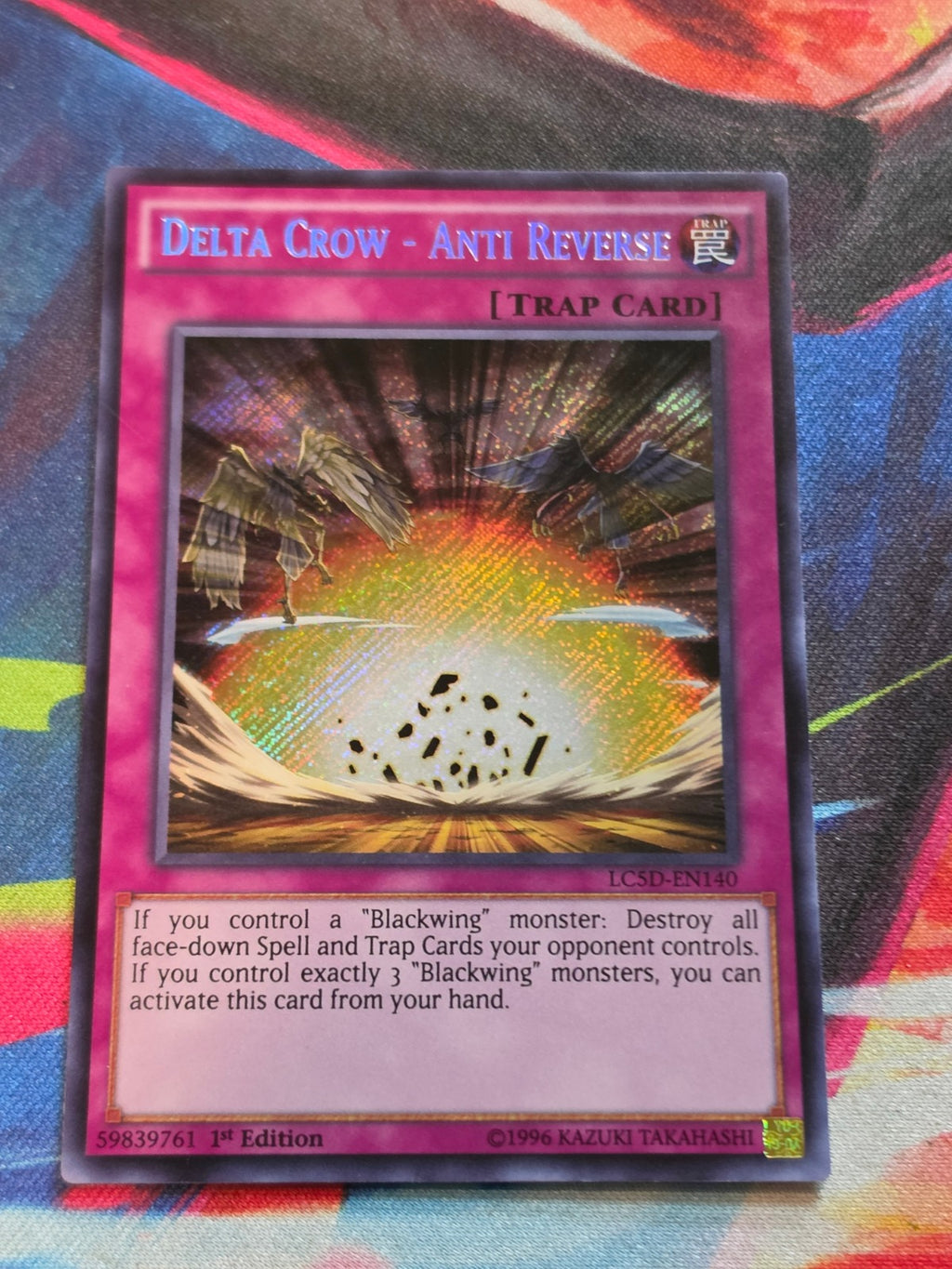Delta Crow - Anti Reverse Secret Rare Legendary Collection 5D's LC5D-EN140 LP