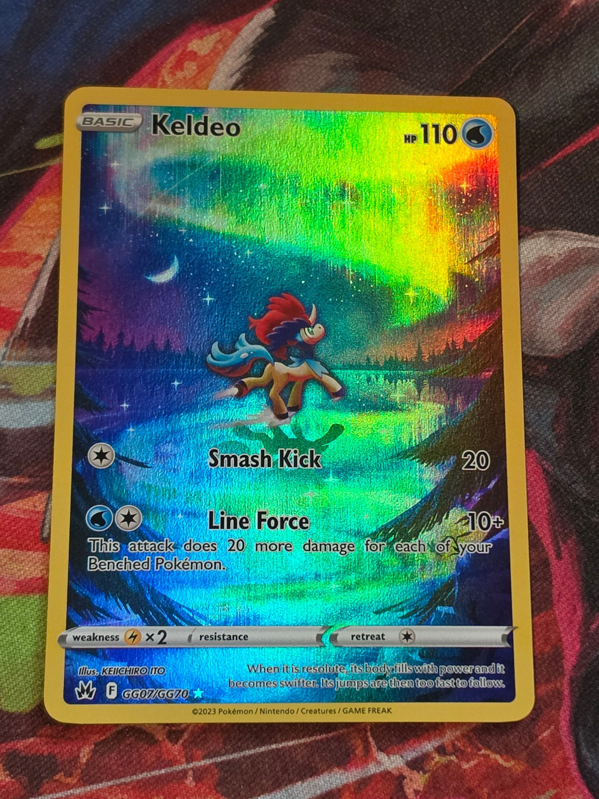 Keldeo Ultra Rare Crown Zenith Galarian Gallery GG07/GG70 NM Pokemon