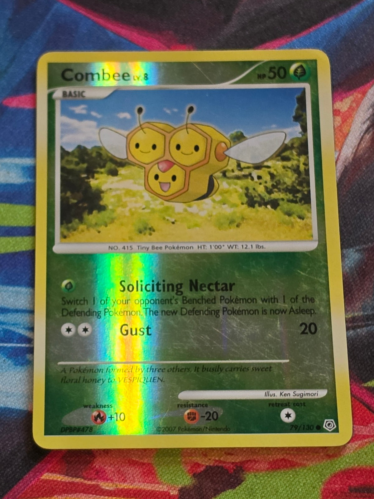 Combee - 79/130 - Diamond and Pearl - Common - Reverse Holo - LP Pokemon