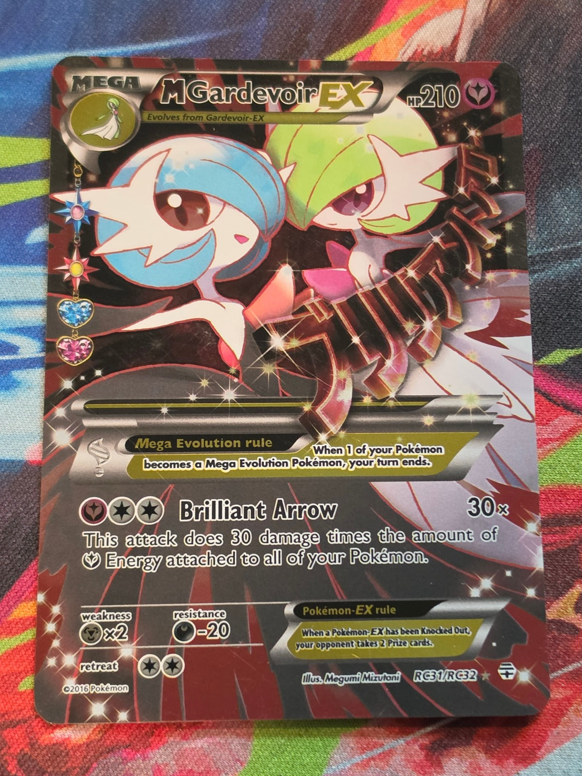 M Gardevoir EX (Full Art) Ultra Rare Generations: Radiant Collection RC31/RC32 NM-/LP+ Pokemon