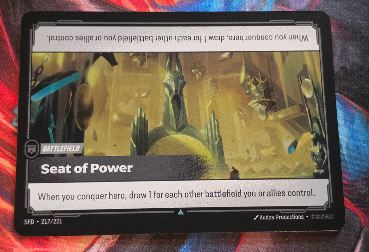 Seat of Power - 217/221 - Spiritforged - Uncommon - NM