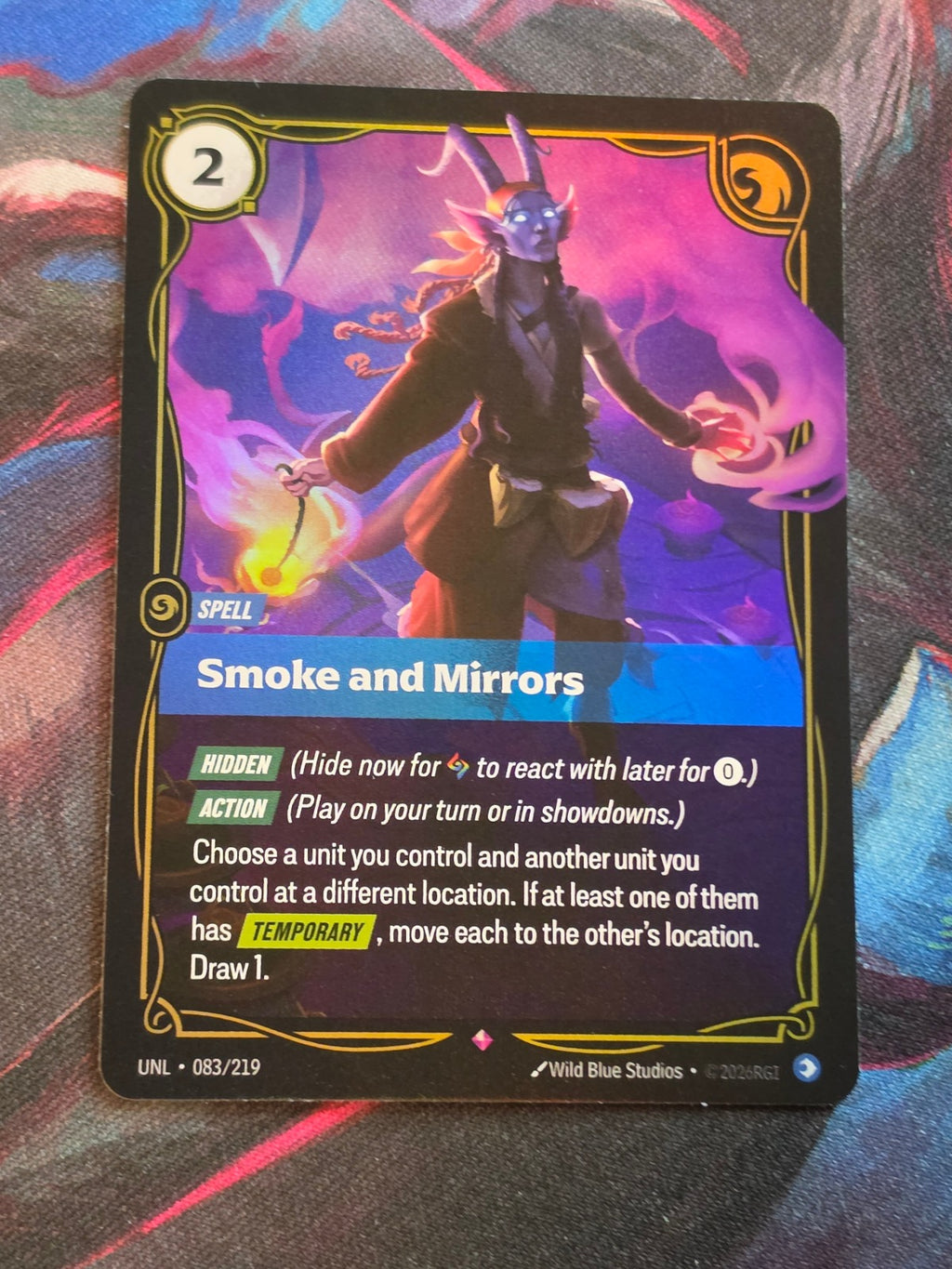 Smoke and Mirrors - 083/219 - Unleashed - Rare - NM