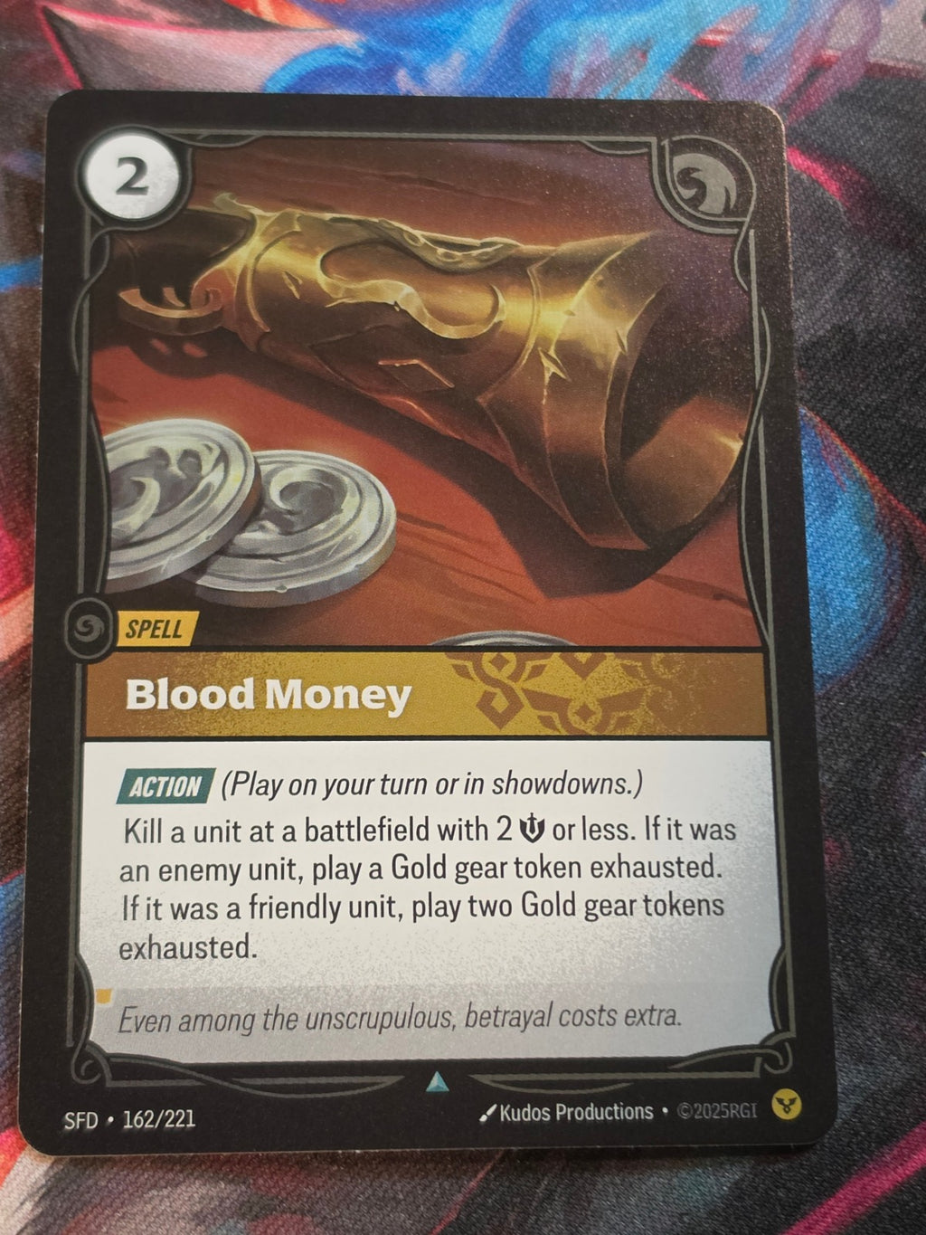 Blood Money - 162/221 - Spiritforged - Uncommon - NM