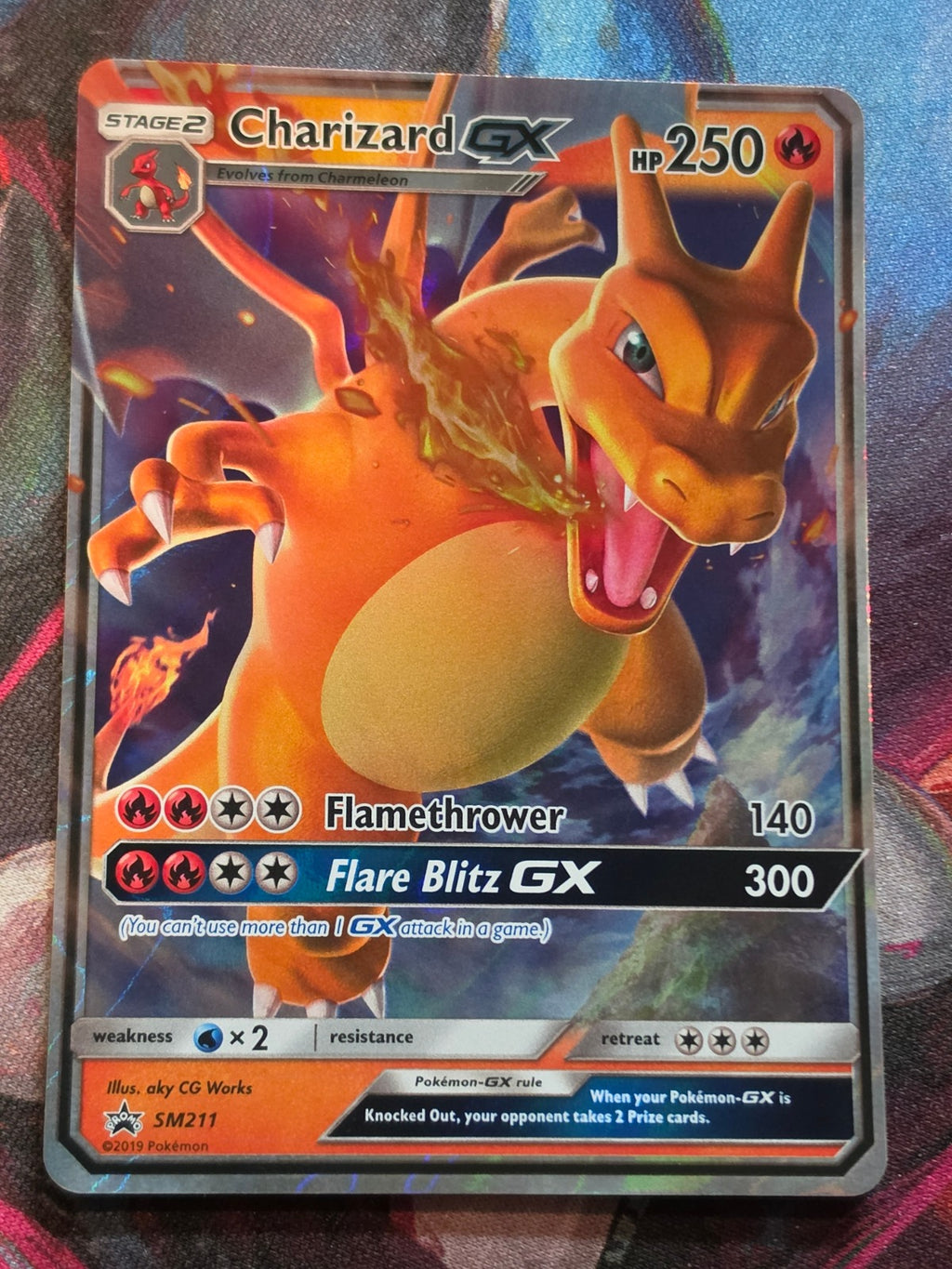 Charizard GX Promo SM Promos SM211 NM Pokemon