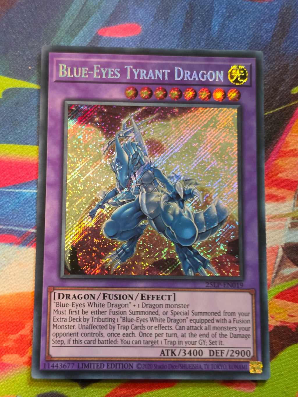 Blue-Eyes Tyrant Dragon (Secret Rare) Secret Rare Limited Pack World Championship 2025 25LP-EN019 LP