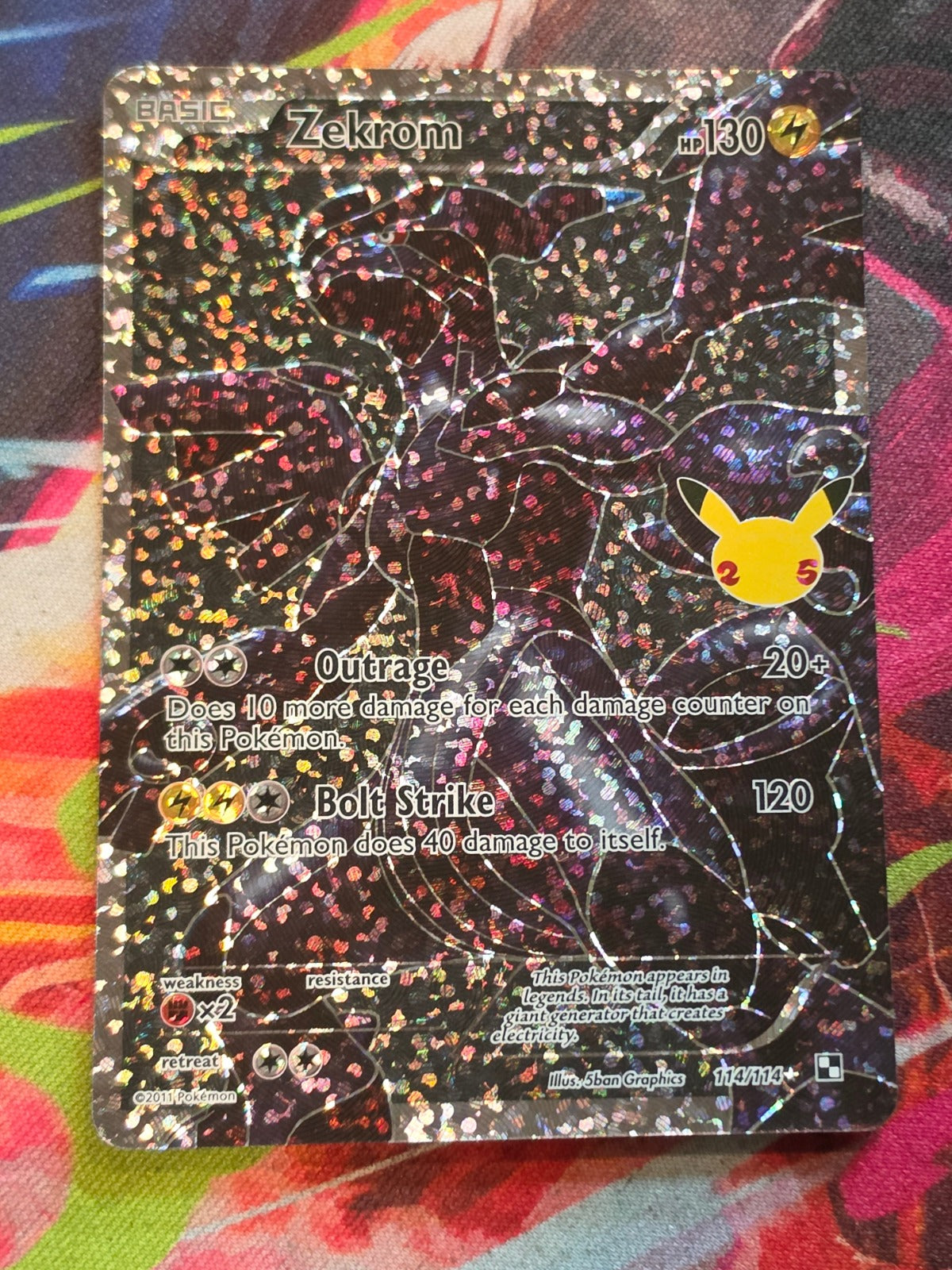 Zekrom Classic Collection Celebrations: Classic Collection 114/114 NM Pokemon
