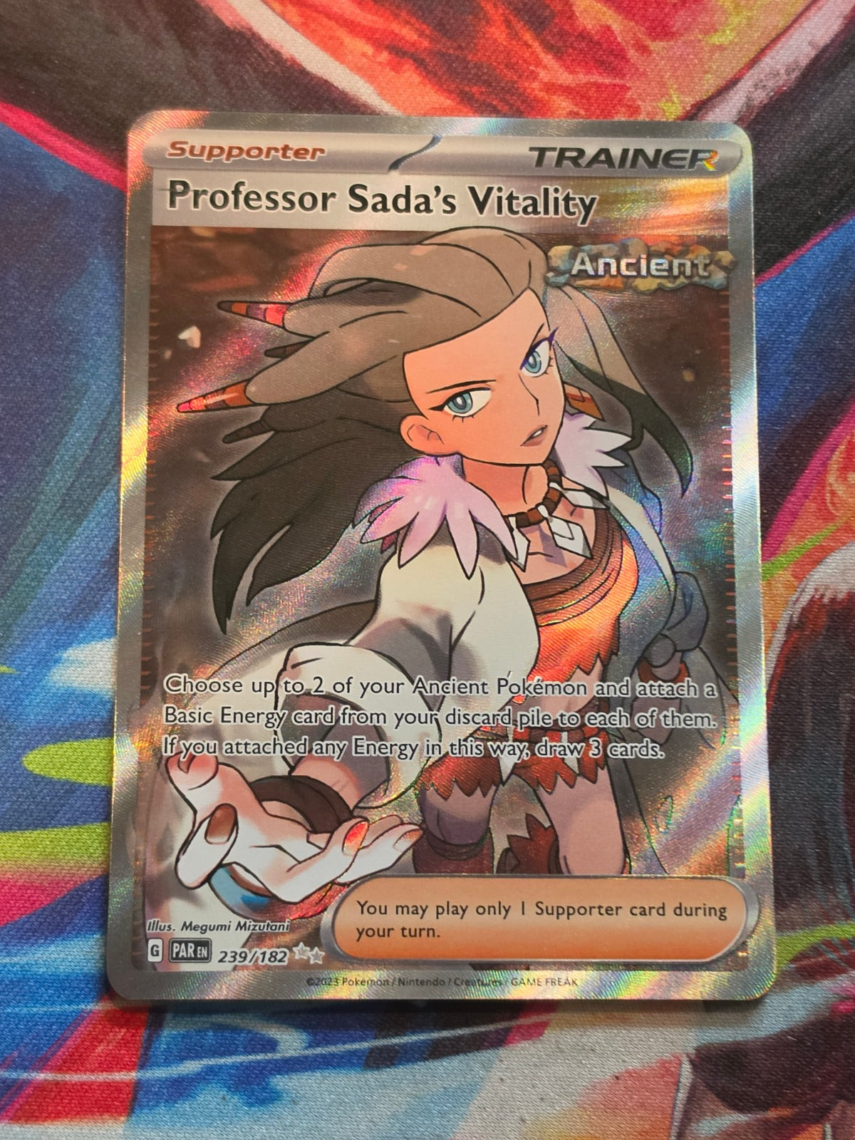 Professor Sada's Vitality Ultra Rare SV04: Paradox Rift 239/182 LP Pokemon