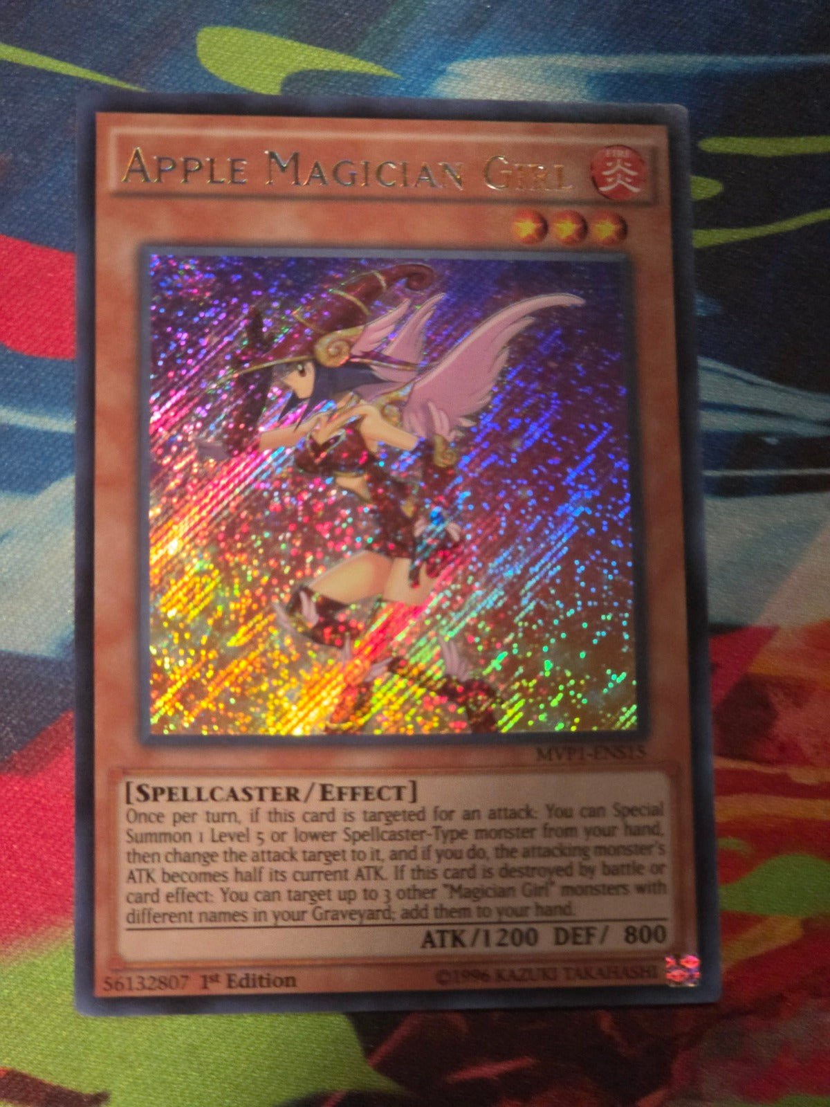 Apple Magician Girl Secret Rare The Dark Side of Dimensions Movie Pack: Secret Edition MVP1-ENS15 1st Edition LP Yu-Gi-Oh!