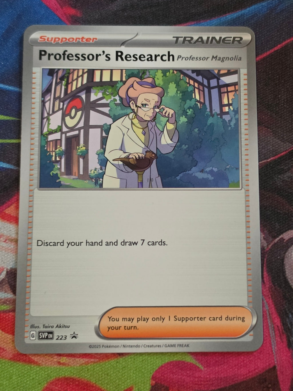 Professor's Research [Professor Magnolia] - 223 - SV: Scarlet & Violet Promo Cards - Promo - NM Pokemon