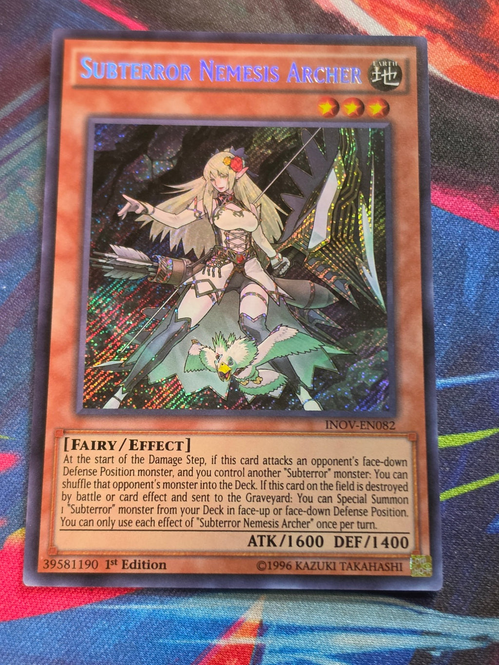 Subterror Nemesis Archer Secret Rare Invasion: Vengeance INOV-EN082 LP