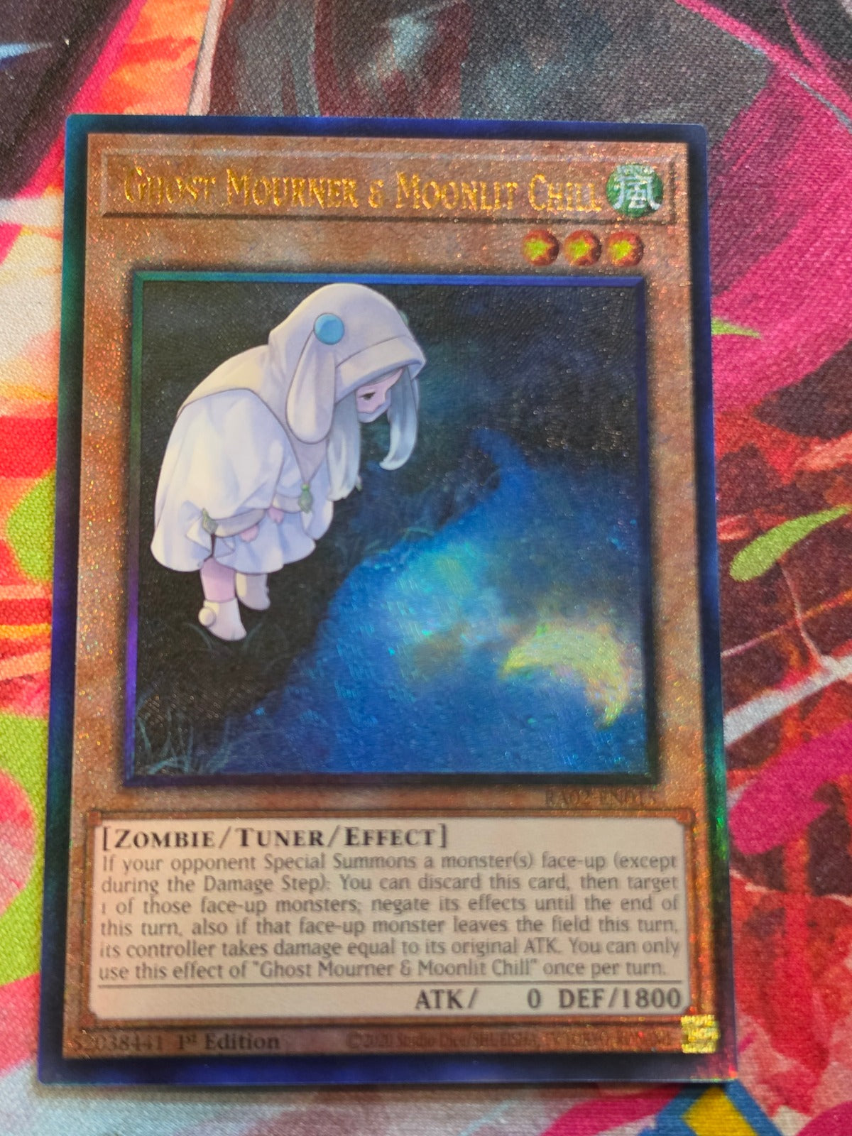 Ghost Mourner & Moonlit Chill (Alternate Art) (PCR) Prismatic Collector's Rare 25th Anniversary Rarity Collection II RA02-EN015 NM