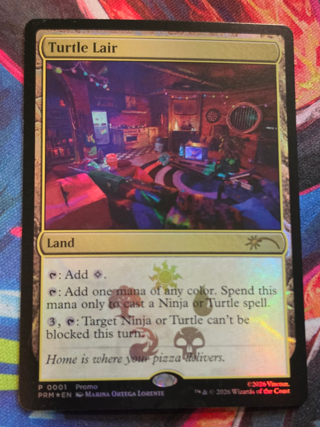 Turtle Lair (Costco Bundle) Foil - 1 - Unique and Miscellaneous Promos - P - NM - MTG