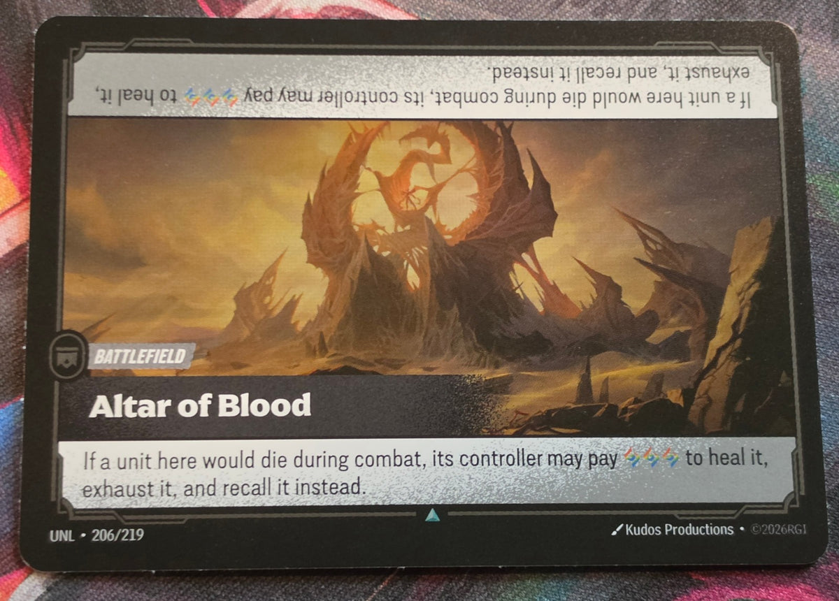 Altar of Blood - 206/219 - Unleashed - Uncommon - NM