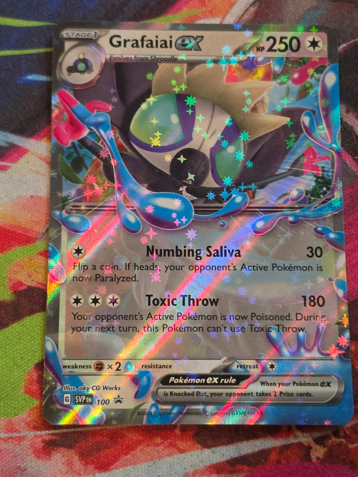 Grafaiai ex - 100 - SV: Scarlet & Violet Promo Cards - Promo - NM Pokemon