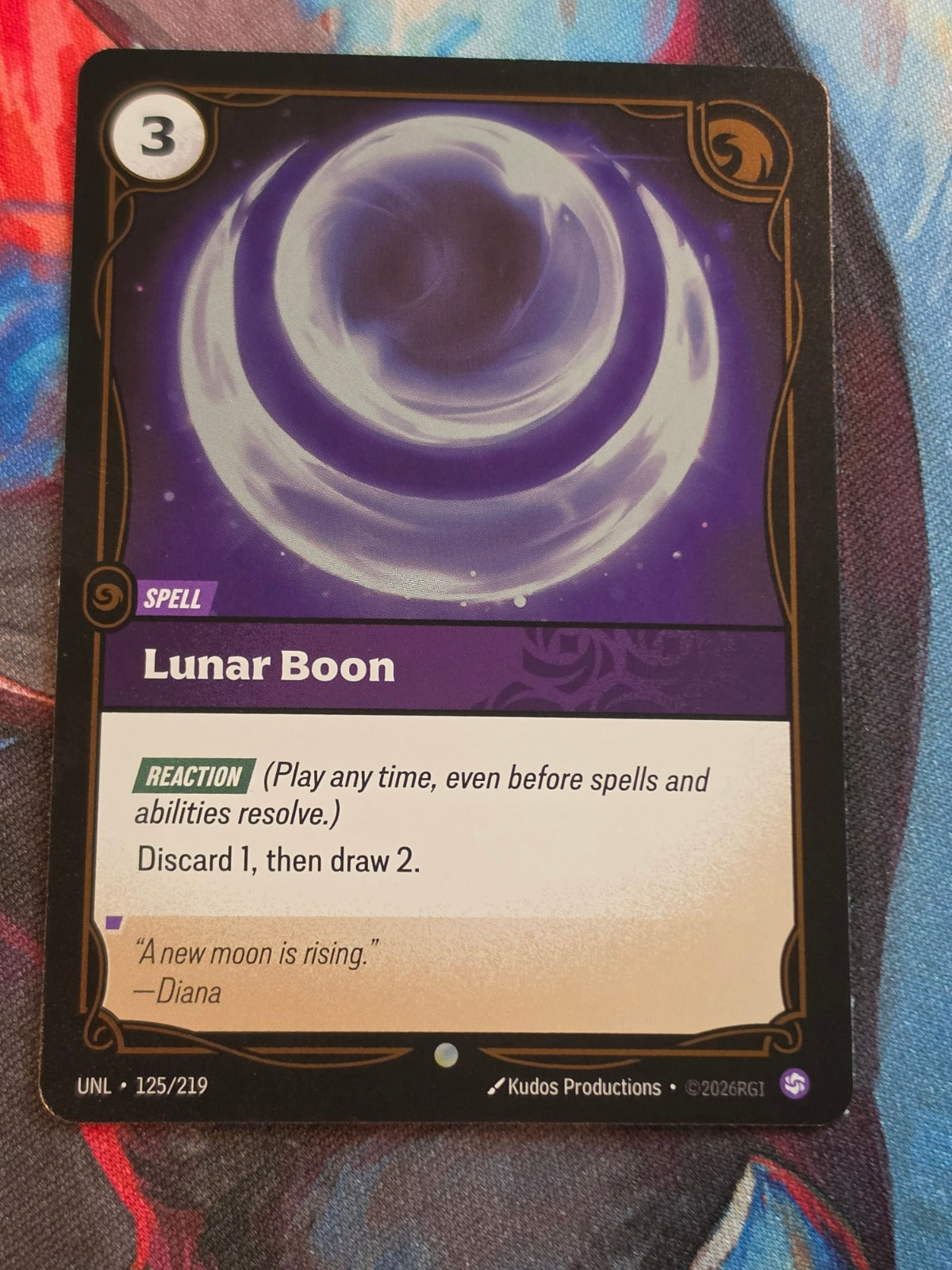 Lunar Boon - 125/219 - Unleashed - Common - NM