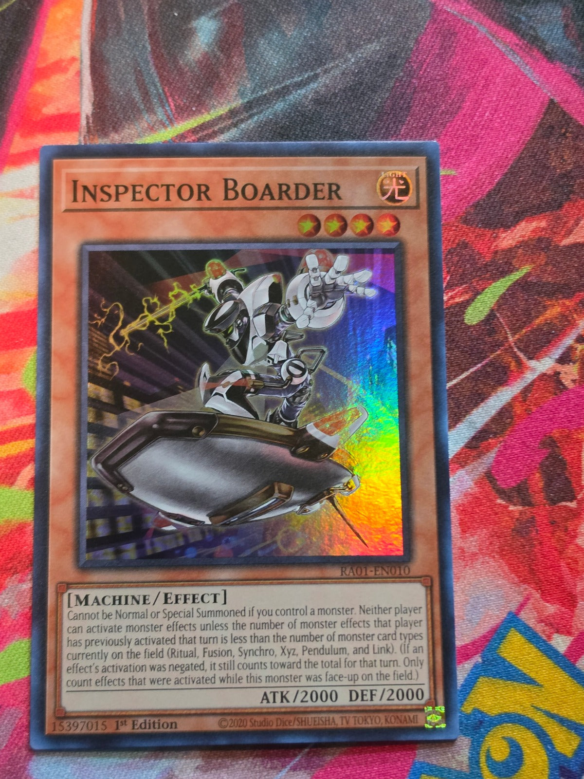 Inspector Boarder Super Rare 25th Anniversary Rarity Collection RA01-EN010 NM