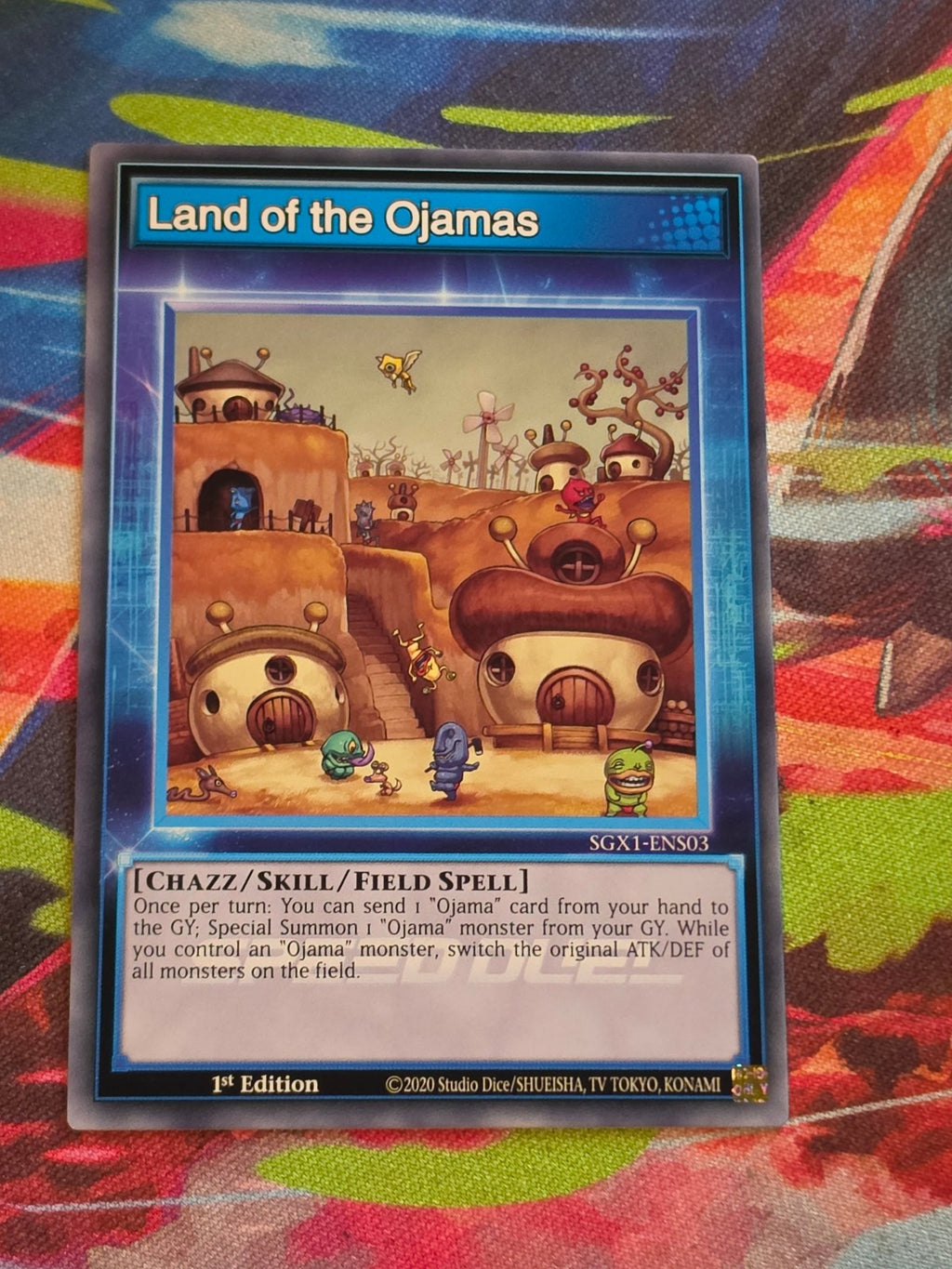 Land of the Ojamas Common Speed Duel GX: Duel Academy Box SGX1-ENS03 1st Edition LP Yu-Gi-Oh!